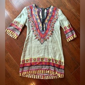 Nanette Lepore Metallic Tunic Dress